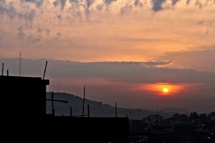 Sunrise over Kampala - 1